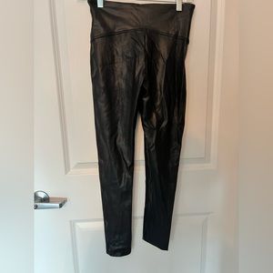 Spanx faux leather leggings